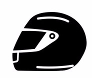 Solid färgade hjälmar