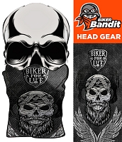 Biker For Life Bandanna Neck Tube Nackvärmare Balaclava