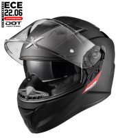 Echo Sv Axor 22-06 Matt Black Solvisir Mc Hjälm Mcv