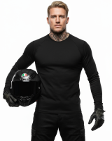 Kevlar Knitted Protector Sweat Ce-2 Black Wp Mc Sweat