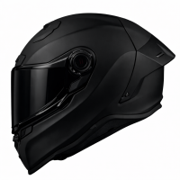 Thunder Xr 22-06 Matt Black Solvisir Mc Hjälm