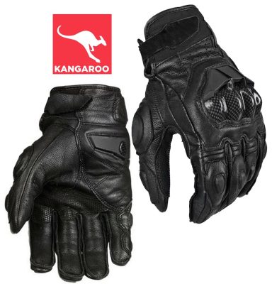 Kangaroo Charge Short Känguruskinn Mc Handskar