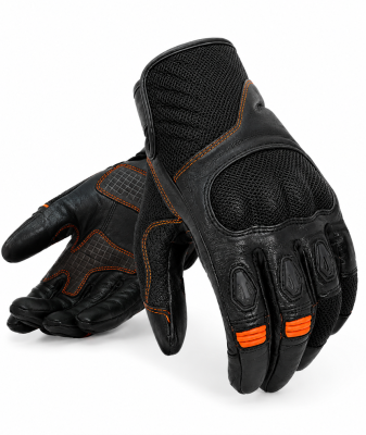 Gp Airflow Orange Short Mc Handskar