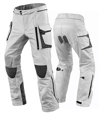 Premium Dynatech Grey Kevlar 17092:2020 Waterproof Mc Allvädersbyxa
