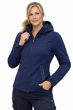 Lady Bandit Armor Navyblue Softshell Ce-Aa Mc Jacka