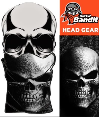 Dark Tide Skull Bandanna Neck Tube Nackvärmare Balaclava