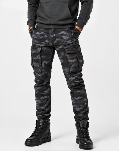 Streetcargo Dark Urban Camo Ce-Aa Vattenres. Kevlar Mc Byxa