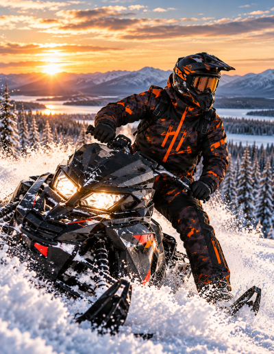 Premium Ignition Dark Overall Atv/Snowmobile Ce Allvädersställ