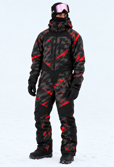 Premium Ignition Dark Red Overall Atv/Snowmobile Ce Allvädersställ