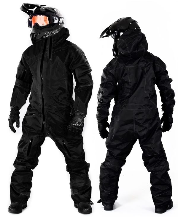 Evolution Base Fullblack Overall Atv /Snowmobile Allvädersställ