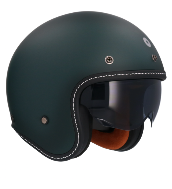 Shiro Dallas Matt Green Jet Mc Hjälm 