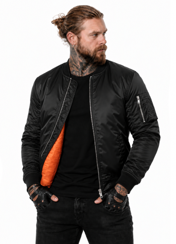Kevlar Bomberjacka Ce Aa 17092:2020 Black Mc Jacka - Mcv