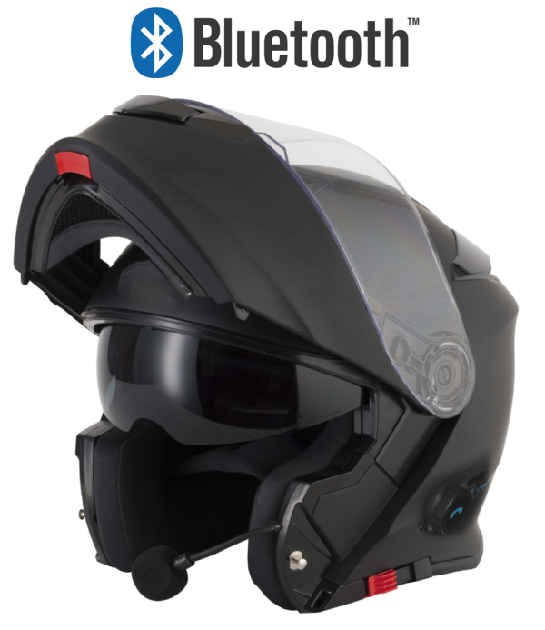 Blinc V5 Bluetooth Matt Black Stereo Mc Hjälm