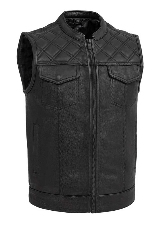 Premium Retro Fullbody Dual Zip Vest Skinnväst