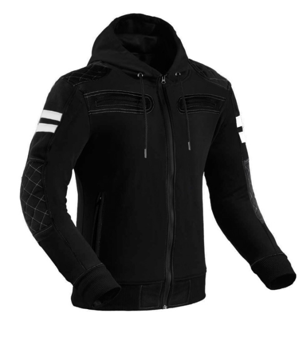 Premium Rivalblack Ce 17092:2020 Waterproof Mc Hoodie Ds1 Mcv