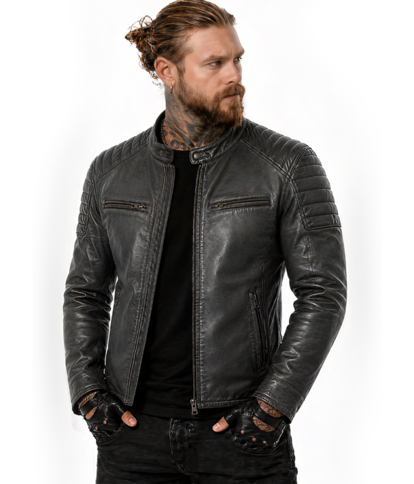 Bandit 92X Black Getnappa Ce Premium Mc Skinnjacka Mcv