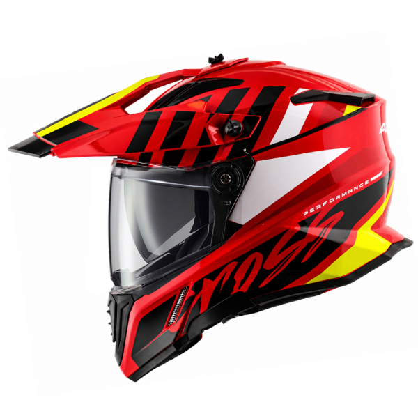 Adventure Xcross Dualvisor Orbit Red Ece 22-06 Mc Hjälm