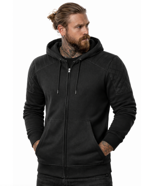 Premium Ce 17092:2020 Classic Black Waterproof Mc Hoodie Mcv