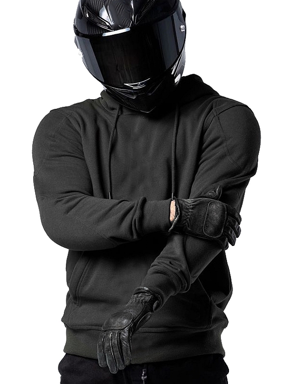 Bandit Urban Semi Kevlar Black Waterproof Mc Hoodie Mcv