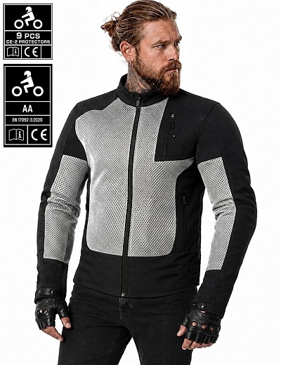 Clima Shield Silver 4Season Silver/Grey Allväder Vattentät Ce-Aa Mc Jacka