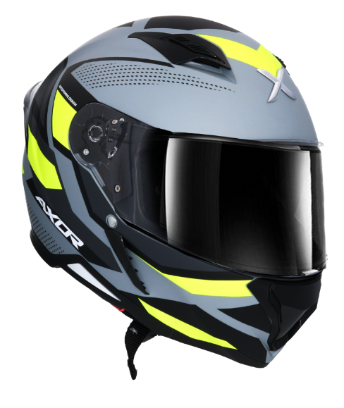 Hunter Cornet Matt Black Yellow Amaril Fl Integral Mc Hjälm