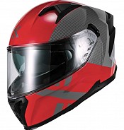 Shox Rapid Speedway Gloss Red Sv Integral Mc HjÄlm 