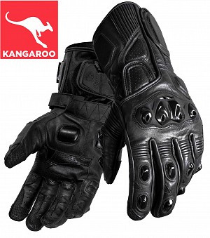 Kangaroo Thunder-rush Long KÄnguruskinn Mc Handskar
