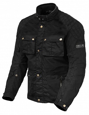 Black Pendle Wax Black Ce-aa Waterproof Mc AllvÄdersjacka