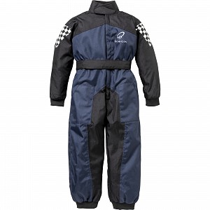 Junior / Barn Black Kids Fasttrack Race Suit Black Blue