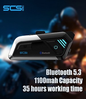 Scs S-9x Bluetooth 5.3 Solo Hd Sound Intercom