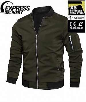 Kevlar Bomberjacka Ce Aa 17092:2020 Armygreen Mc Jacka - Mcv